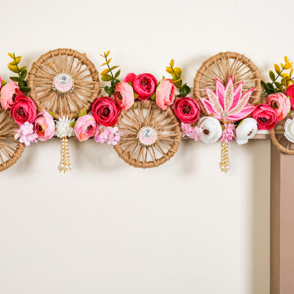 Sustainable Floral Pop Toran For Decoration