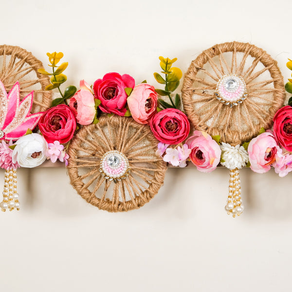 Sustainable Floral Pop Toran For Decoration