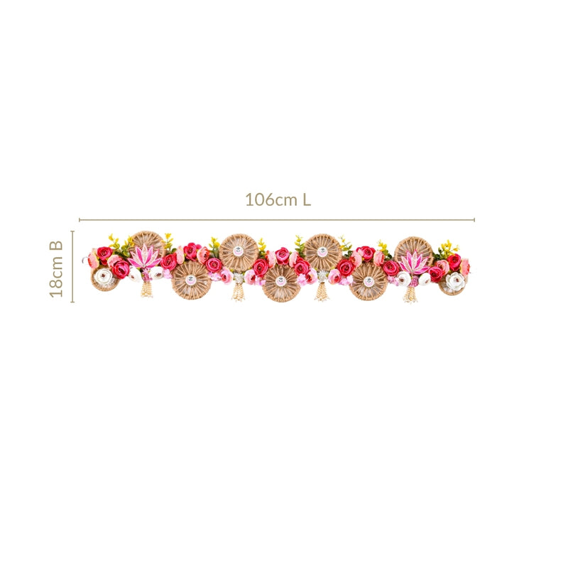Sustainable Floral Pop Toran For Decoration