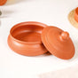 Set Of 2 Engraved Terracotta Serving Bowls With Lid 1400ml