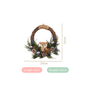 Wise Owl Hallow Sustainable Christmas Wreath For Wall Decor