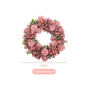 Roseate Floral Wreath For Christmas Decorations