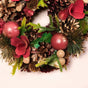 Scarlet Winter Wreath For Seasonal Wall Decor