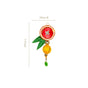 Swastik Mirror Side Door Toran Set Of 2