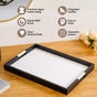 Table Top Luxury Tray Organiser Large White