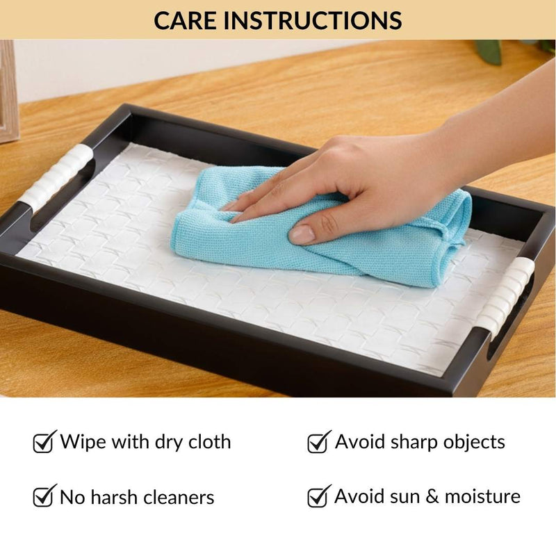 Table Top Luxury Tray Organiser Large White