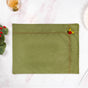 Green Velvet Table Mat Set Of 6