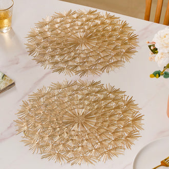 Round Cutwork Table Mat Set Of 6