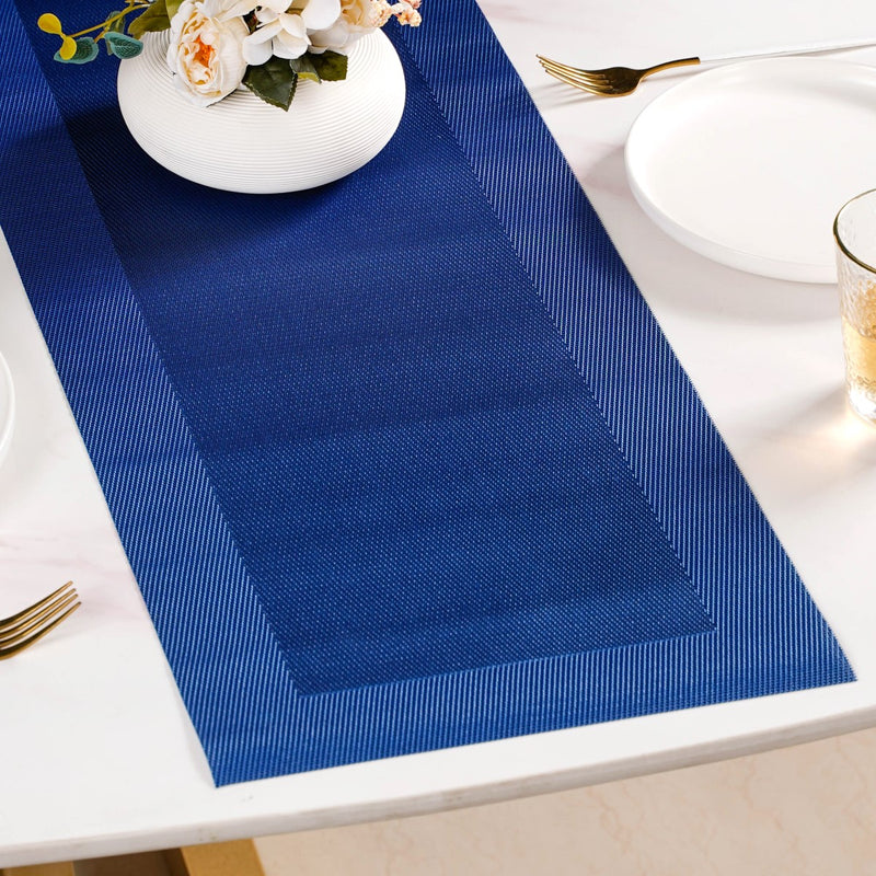 Home Decor Dining Table Runner Blue