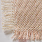 Woven Set Of Long Runner and 6 Table Mats Beige