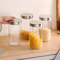 Tall Kitchen Storage Jars Set Of 4