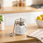 Garden Engraved Ghee Pot With Spoon 350ml