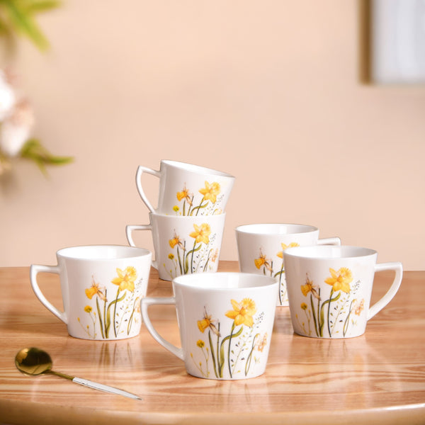 Daffodil Delight Tea Cup Set Of 6 150ml