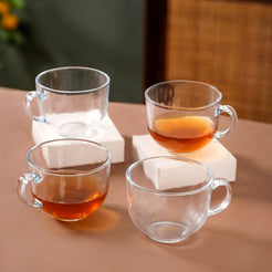 Glass Elegant Cup Set of 4 400ml