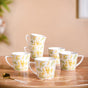 Spring Awakening Ceramic Tea Cup Set of 6 150ml