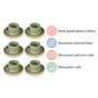 Earthy Clay Cup And Saucer Set Of 6 Sage Green 100ml - Tea cup set, tea cups, coffee cups, ceramic tea cups, cups and saucers, cup and saucer set