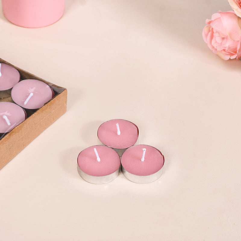 Light Pink Tealights For Home Decor Set Of 50