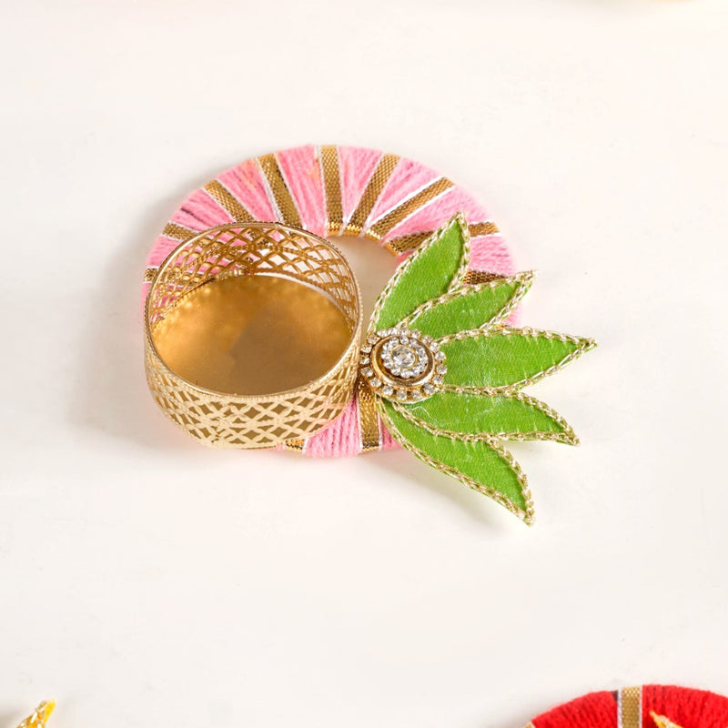 Decorative Festive Tealight Candle Holder Set of 9- Decorative Tealight Holders, Candle Holders Set, Multicolour Tealight Holders, Festive Candle Holders, Tealight Decor Set
