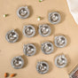 Sustainable Metal Tea Light Holder Silver Set Of 11