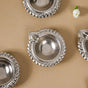 Sustainable Metal Tea Light Holder Silver Set Of 11