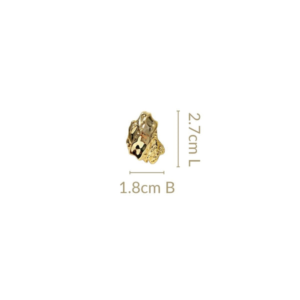 Terra Stud Earrings Gold