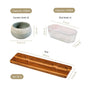Terra Trio Snack Serving Platter Set Of 4