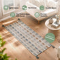 Terracotta Drift Bedside Kitchen Floor Runner 130x50cm