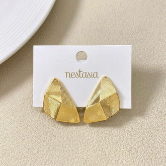 Terrain Stud Earrings Gold