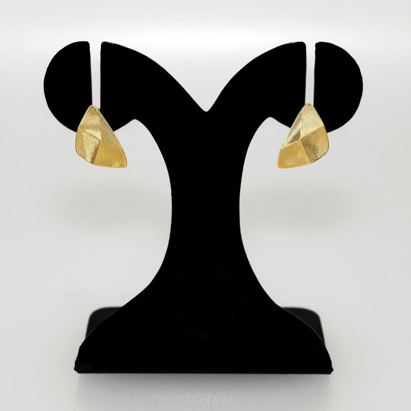 Terrain Stud Earrings Gold