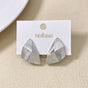 Terrain Stud Earrings Silver