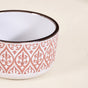 Baroque Ceramic Small Bowl Set Of 4 Pink 200ml