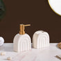 Whimsical Arches Bathroom Set Of 2 White