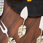 Leaf Design Premium Cheese Knife Set Of 3