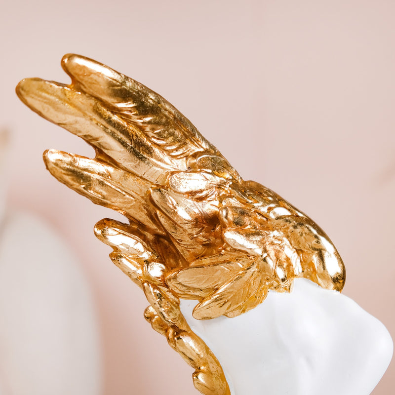 Hermes Foot Decor Showpiece White