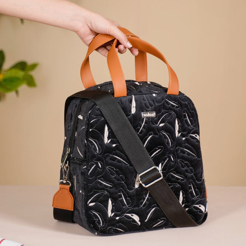 Thermal Insulated Lunch Bag Black