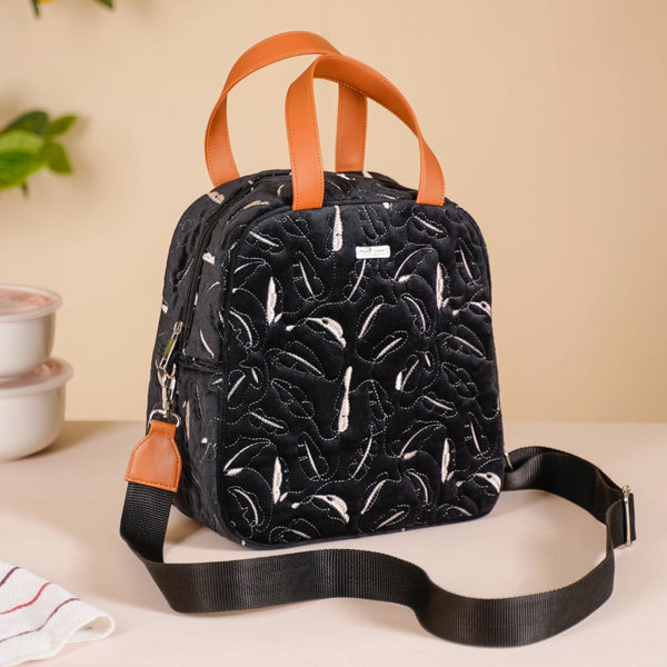 Thermal Insulated Lunch Bag Black