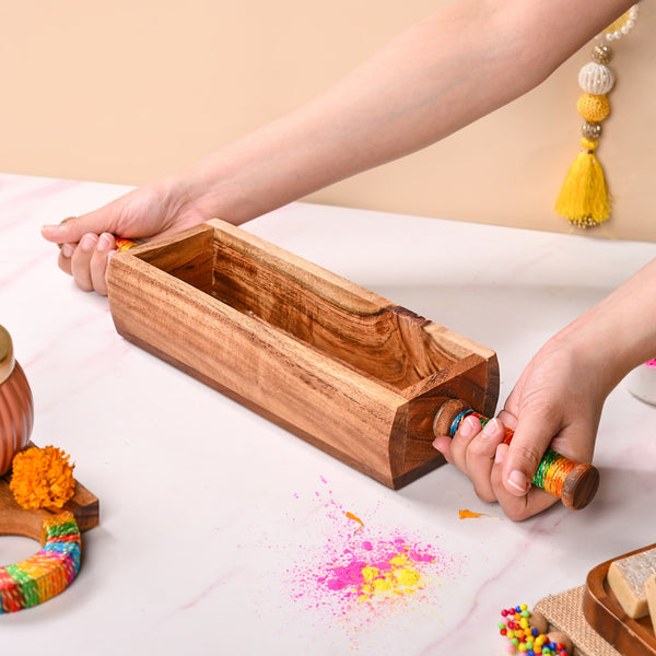 Colourful Thread Serving Platter