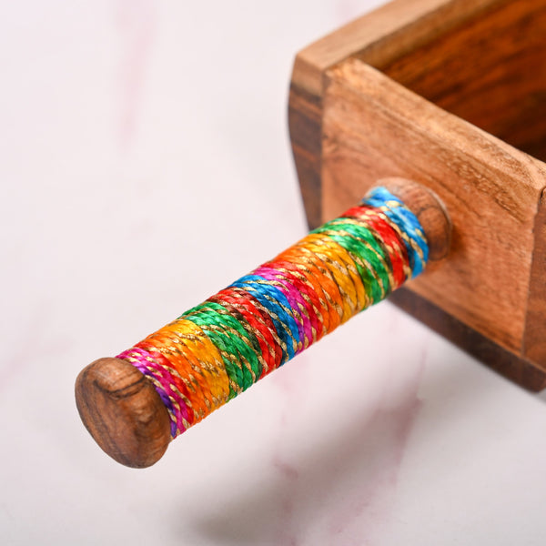 Colourful Thread Serving Platter