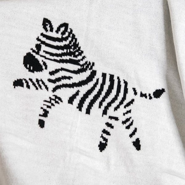 Zebra Reversible Throw Blanket