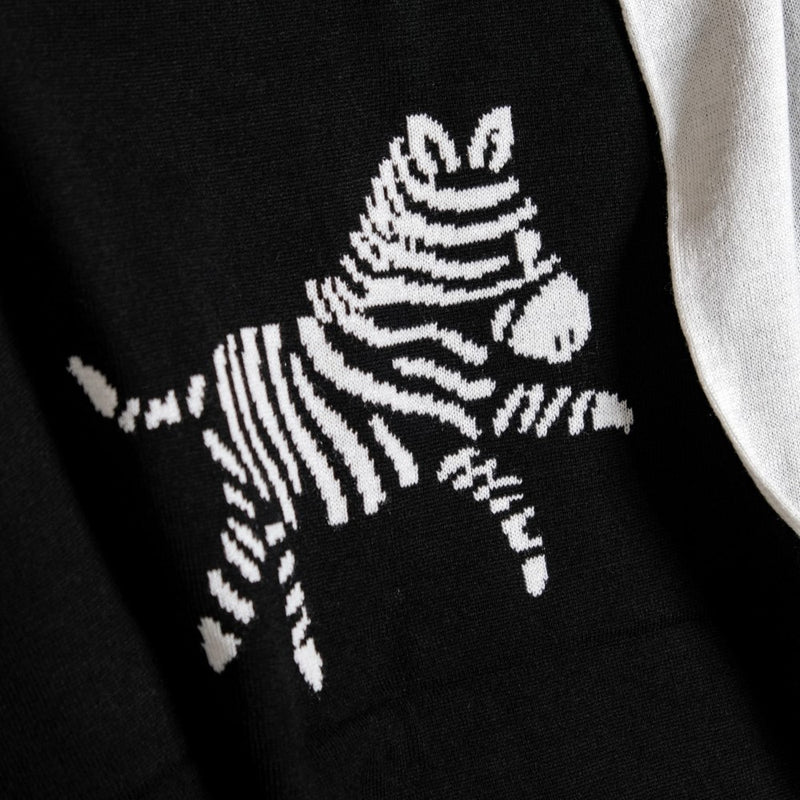 Zebra Reversible Throw Blanket