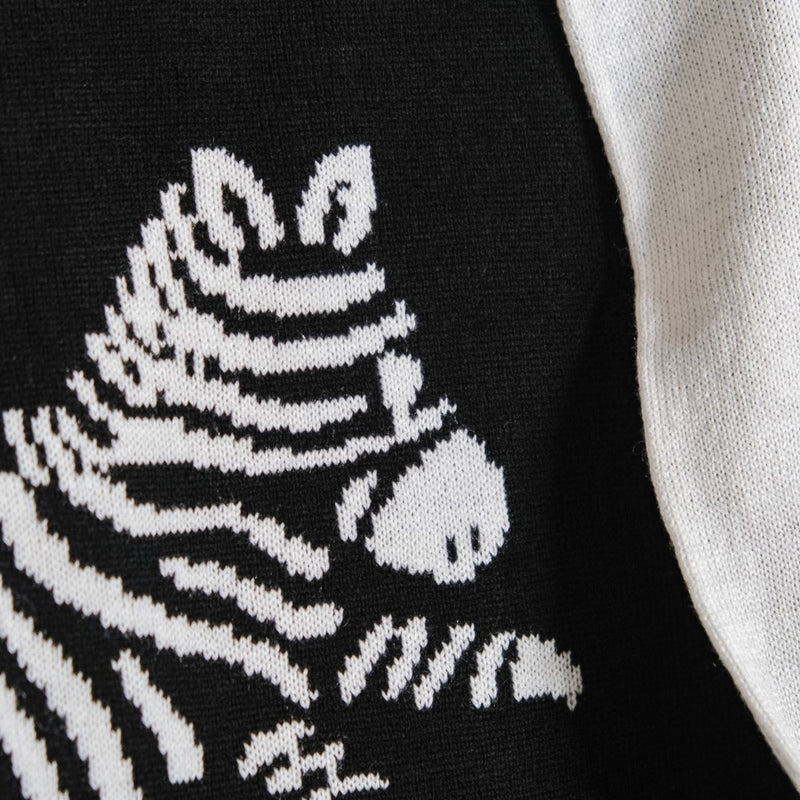 Zebra Reversible Throw Blanket