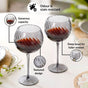 Tinted Balloon Wine Glass Goblet Set Of 2 580ml