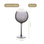Tinted Balloon Wine Glass Goblet Set Of 2 580ml