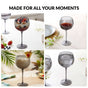 Tinted Balloon Wine Glass Goblet Set Of 2 580ml