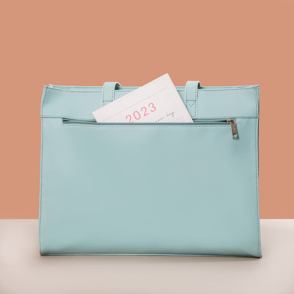 Stylish Travel Tote Bag Turquoise