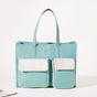 Stylish Travel Tote Bag Turquoise