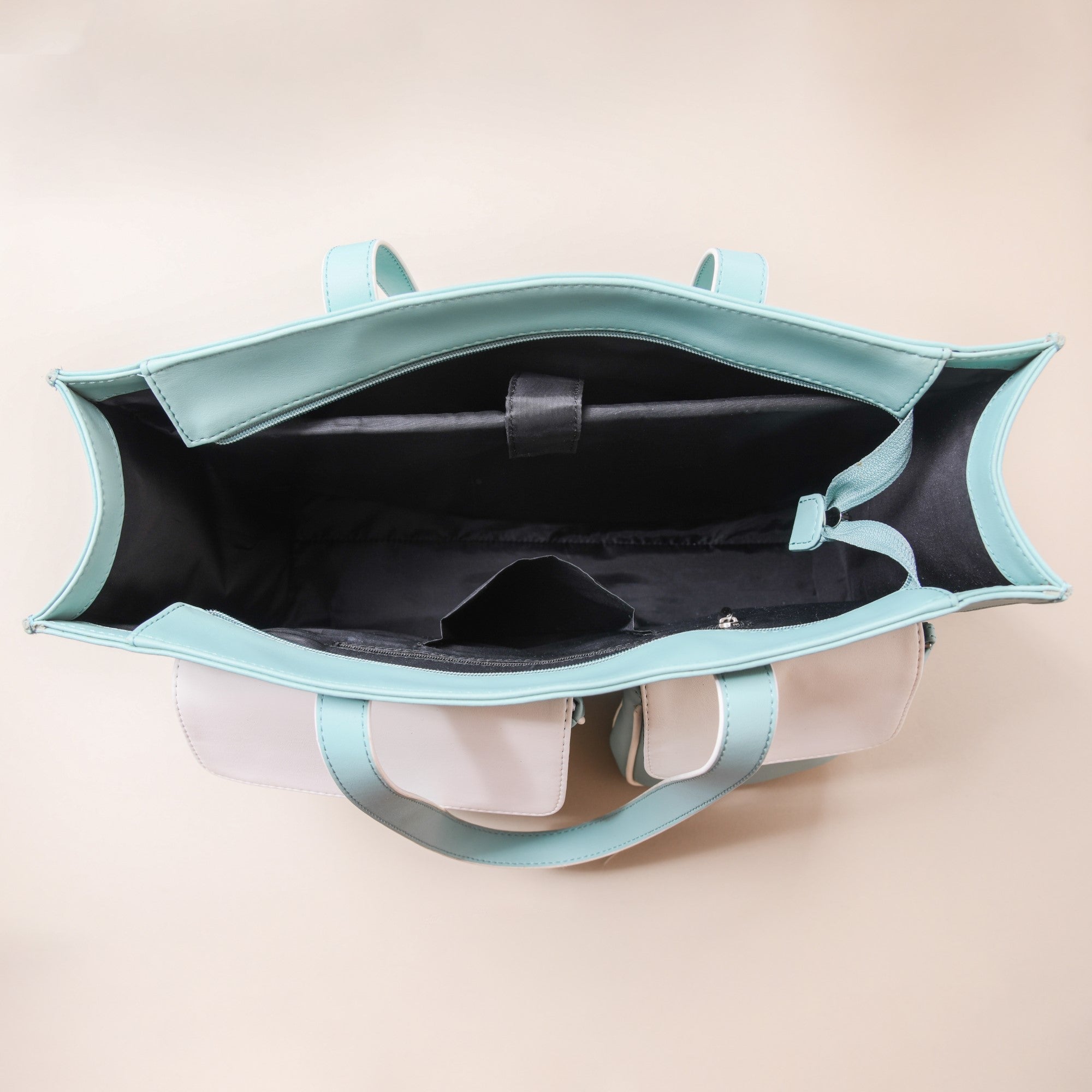 Stylish Travel Tote Bag Turquoise