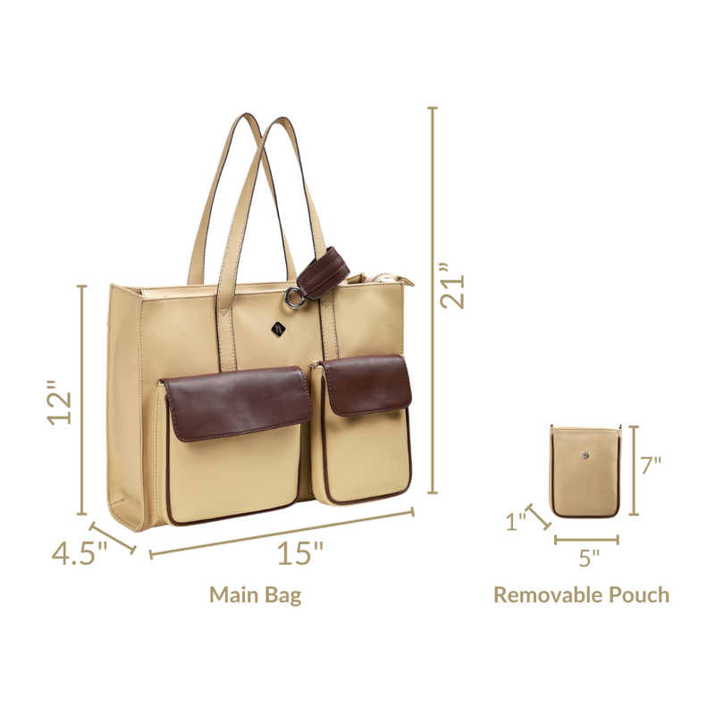 Trendy Tote Bag For Women Beige