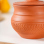 Earthen Clay Pot With Lid Set Of 2 650ml