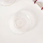 Chic Glass Cup And Saucer Set Of 4 100ml